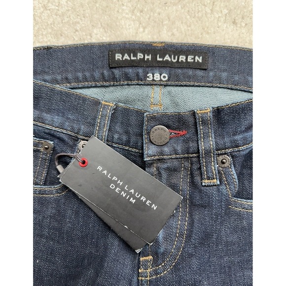 NWT - Ralph Lauren 380 Skinny With Slight Bootcut Jeans Size 26 Blue ($295) - Picture 2 of 10